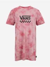 Vans Růžové holčičí batikované šaty VANS Cloud Wash 160