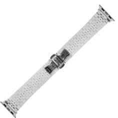 Coteetci ocelový pásek Excellence pro Apple Watch 38 / 40mm / 41mm, stříbrná