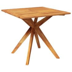 Greatstore Zahradní stolek 85 x 85 x 75 cm masivní akáciové dřevo