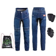 W-TEC Pánské moto jeansy Biterillo Barva modrá, Velikost S