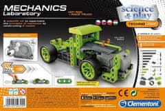 Clementoni Science&Play Mechanická laboratoř 2v1 Hot Rod a Race Truck