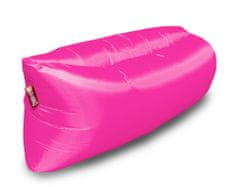 Beanbag Nafukovací inflatable sedací vak pink