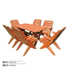 eoshop Zahradní židle MO109 (MO108) (Barva dřeva: surové dřevo)