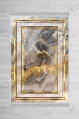 Conceptum Hypnose Koberec Marble Frame 180x280 cm šedý/zlatý