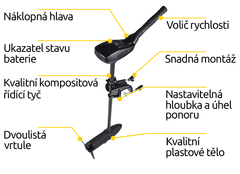 Hawaj Lodní motor Maxima A 48 LB s náklopnou rukojetí