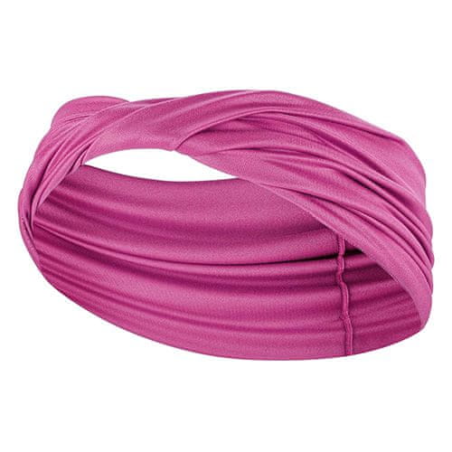 Nike W YOGA HEADBAND WIDE TWIST, COSMIC FUCHSIA/PLUM FOG | UNI