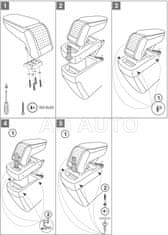 Rati Loketní opěrka - područka STANDARD, Kia Ceed, 2006-2012