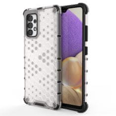 OEM Pancéřové pouzdro se silikonovým rámem pro Samsung Galaxy A13 5G Honeycomb Transparent