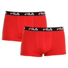 FILA 2PACK pánské boxerky červené (FU5141/2-118) - velikost L