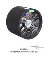 Soler&Palau Rekuperační jednotka PULSE 160, energetická úspora, velmi tichý chod, integrovaný hygrostat, 4 rychlosti, 4 provozní režimy, průtok vzduchu 16-43 m³/h, snadná instalace i údržba, 2x filtr G3