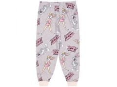 sarcia.eu Šedorůžové pyžamo s dlouhým rukávem Bugs Bunny LOONEY TUNES 7-8 let 128 cm