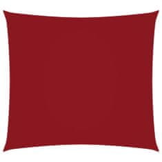 Greatstore Stínící plachta oxfordská látka čtvercová 6 x 6 m červená