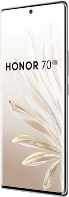 Honor 70, výkonný telefón, zaoblený OLED displej, 4K videá, trojnásobný fotoaparát ultraširokouhlý, vysoké rozlíšenie, 120 Hz OLED FHD+ displej výkonný šikovný telefón Qualcomm Snapdragon 778G+ 5G najrýchlejšie pripojenie 5G internet NFC bezkontaktné platby čítačka odtlačku prstov v displeji GPS OS Adroid 12 výkonná batéria 66 W rýchlonabíjanie ultra rýchle nabíjanie Bluetooth 5.2 54 Mpx kamera ultraširokouhlý objektív 120 Hz obnovovacia frekvencia 1B farieb FullHD+ rozlíšenie OLED displej