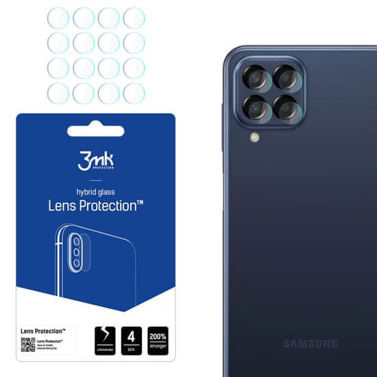 3MK 4x Sklo na kameru 3mk pro Samsung Galaxy M32 5G - Transparentní KP20563