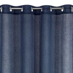 Eurofirany Hotová záclona Rebecca 140X250 cm tmavě modrá