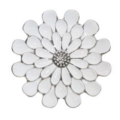 Eurofirany Dekorativní talíř Dorita (02) (Fi) 39X4 cm bílý