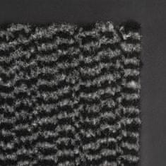 Greatstore Protiprachové obdélníkové rohožky 2ks všívané 40x60 cm antracit