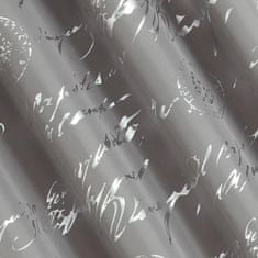 Eurofirany Hotový závěs se stříbrným potiskem 140 cm x 250 cm