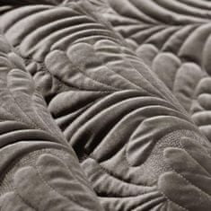 Eurofirany Sametový přehoz na postel, šířka prošité nitě 170 cm x 210 cm