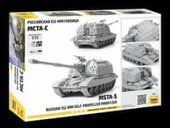 Zvezda MSTA-S ruská samohybná kanónová houfnice, Model Kit 5045, 1/72