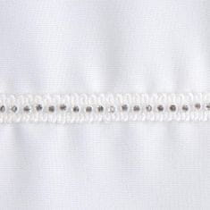 Eurofirany Jemná záclona šitá z jemného materiálu 140 cm x 270 cm