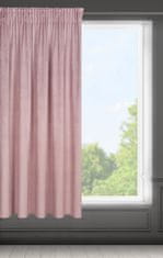 Eurofirany Hotová záclona Fargo na pásce 140X175 cm Pudrově růžová