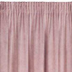 Eurofirany Hotová záclona Fargo na pásce 140X175 cm Pudrově růžová