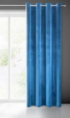 Eurofirany Záclona připravená Samanta 140X250 cm tmavě modrá
