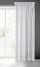 DESIGN 91 Hotová záclona s řasící páskou - Rebecca bílá vintage, š. 1,35 mx d. 2,7 m