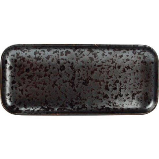 Gastrozone Talíř servírovací Oxido Black 22 x 10 cm