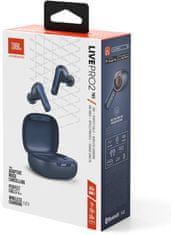 JBL Live Pro 2 TWS, modrá