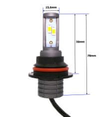 motoLEDy HB1, 9004 9V-32V canbus CSP LED žárovky set