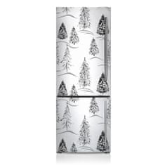 tulup.cz Magnet na ledničku dekorativní Zimní vánoční strom 60x205 cm