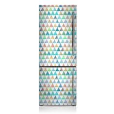 tulup.cz Magnet na ledničku dekorativní Geometrické trojúhelníky 60x190 cm