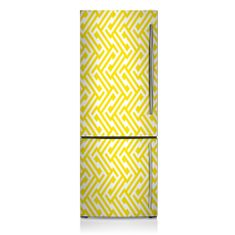 tulup.cz Magnet na ledničku dekorativní Žlutý popruh 70x190 cm