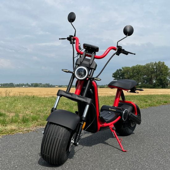 Leramotors Elektrokoloběžka Leramotors SCOOTERS C6 2000W - červená