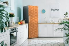 tulup.cz Magnet na ledničku dekorativní Oranžové květy 60x180 cm