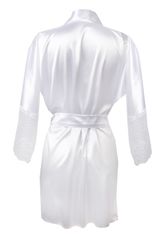 DKaren Dámský župan DKaren Housecoat Clarisse White 2XL bílá