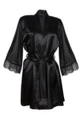 DKaren Dámský župan DKaren Housecoat Bonnie Black S černá