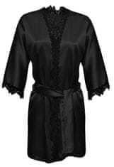 DKaren Dámský župan DKaren Housecoat Viola Black XL černá