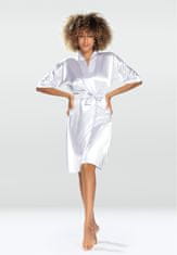 DKaren Dámský župan DKaren Housecoat 100 White XS