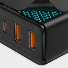 BASEUS GaN2 Pro síťová nabíječka 2x USB / 2x USB-C 100W QC PD, černá