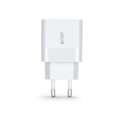 Tech-protect C30W síťová nabíječka USB / USB-C 30W PD QC, bíla