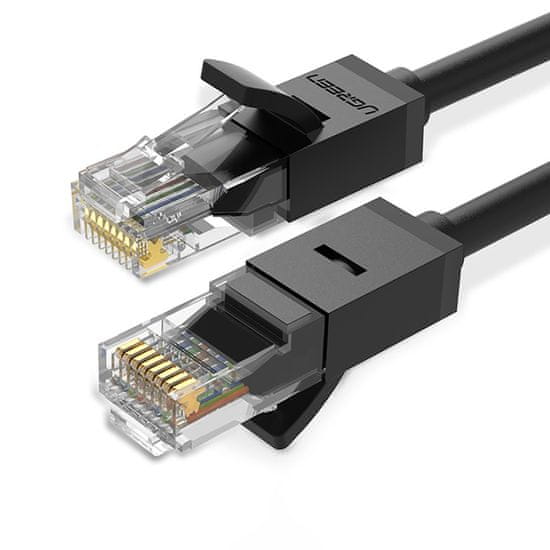 Ugreen Flat síťový kabel LAN Cat.6 8m, černý