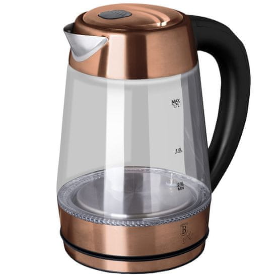 Berlingerhaus Rychlovarná konvice 1,7 l s funkcí nastavení teploty Metallic Rose Gold Bh-9129