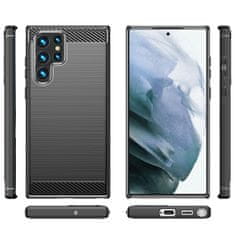 IZMAEL Odolné pouzdro Thunder pro Samsung Galaxy S22 Ultra - Černá KP13717
