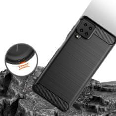 IZMAEL Pouzdro Carbon Bush TPU pre Samsung Galaxy A12/Galaxy M12 - Modrá KP9492