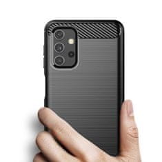 IZMAEL Pouzdro Carbon Bush TPU pre Samsung Galaxy A32 5G - Černá KP9486