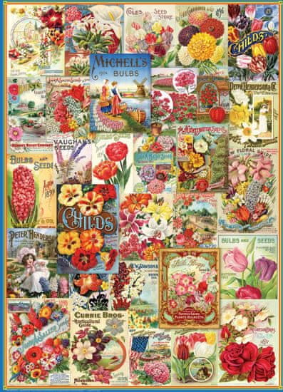 EuroGraphics  Puzzle Katalog semínek: Květiny 1000 dílků