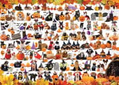 EuroGraphics EUROGRAPHICS Puzzle Halloweenská zvířátka 1000 dílků